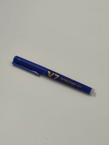 Pilot V7 - Hi- Techpoint Cartridge System Rollerball Pen Medium Point ( pack of 6 ) blue