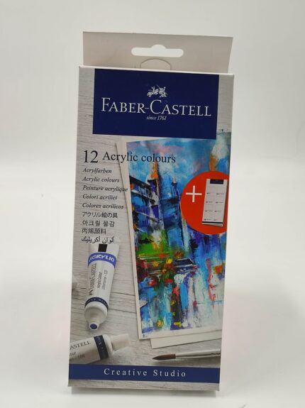 Fiber-Castell Student Acrylic Colour Set Pack Of 12 (12x9ml)