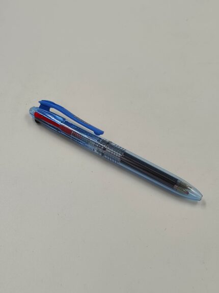 Hauser 4 in 1 Retractable Ball Pen Box | Durable Ink System | Acu Flow Writing System | Blue,Black,Red & Green Ink,