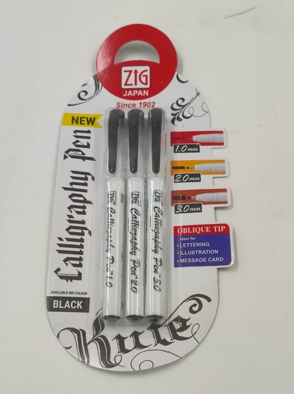 Calligraphy Pen Set Black