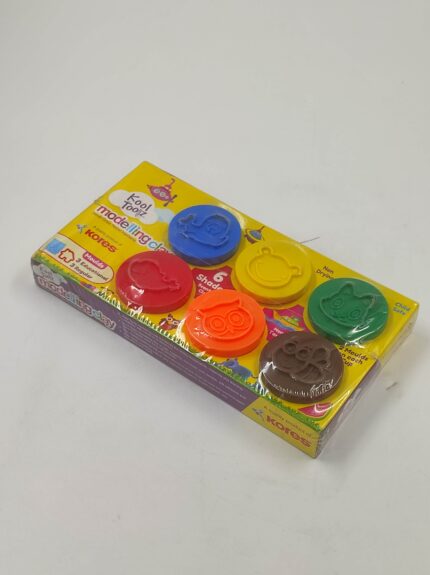 Kores Modelling Clay 6 Assorted Colour