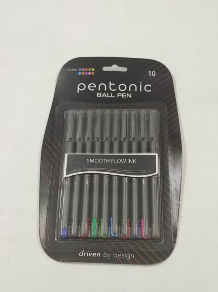 Pentonic 0.7 mm  Ball  Pen Set | Multicolor Ink,  Ball Pen Blister Pack | Multicolor Ink, Pack of10