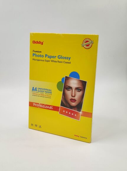 Oddy Premium Photo Glossy Paper A4 Size 265 Gsm 25 Sheet ( 210x297mm)