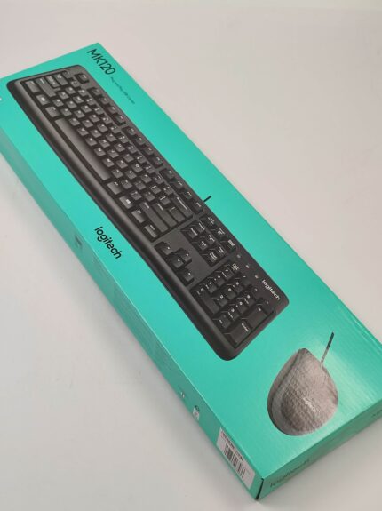 LOGITECH MK 120 WIRED KEYBOARD & MOUSE COMBO