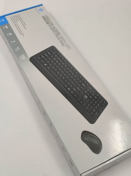HP CORDLESS ACCESS HP 201 + 970 WIRELESS KEYBOARD & MOUSE COMBO
