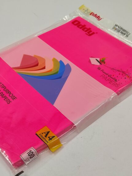 OODY MULTIPURPOSES COLOUR FLOURCRNT A4 210 X 297 MM PINK
