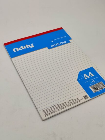 ODDY NOTE PAD A4 SIZE 55 NO 80 PAGES