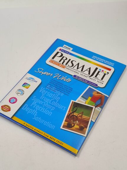 NOVER PRISMAJET GLOSSY / MATT PROFESSIONAL COLOUR INKJET PAPER 20 SHEET A4 210 X 297 MM