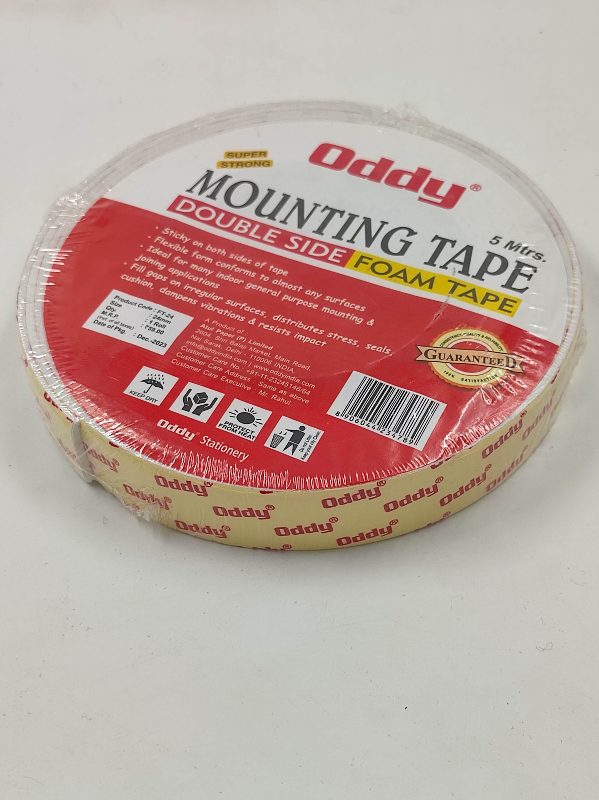 MOUNTING TAPE  DOUBLE SIDE TAPE 5 MTRS FT 24 MM