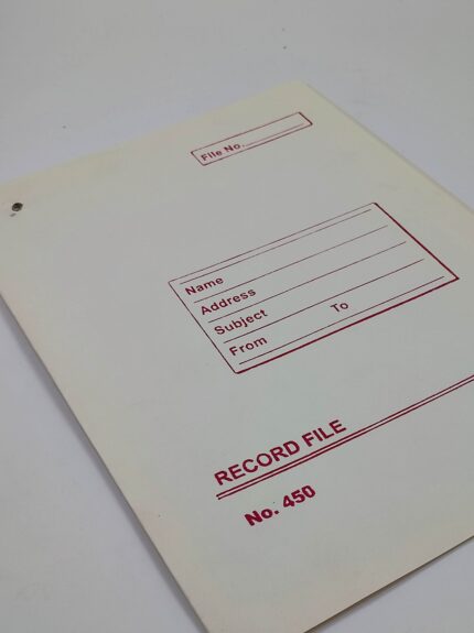 RECORD FILE COVER 450 NO PACK OF 72