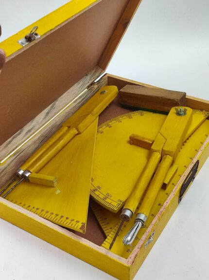 teachers instrument box wooden