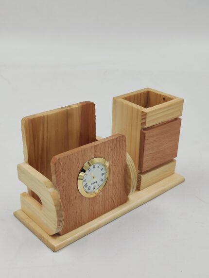 WOODEN PEN STAND